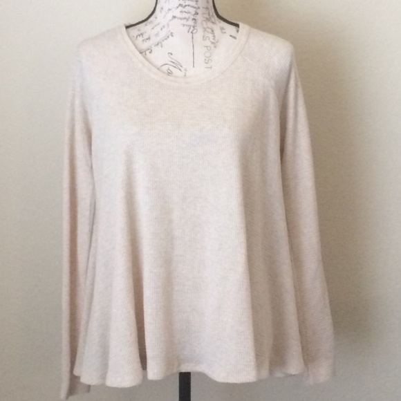 Free People Tops - Free People We the Free Waffle Thermal Swing Top